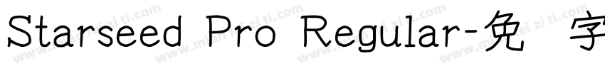 Starseed Pro Regular字体转换